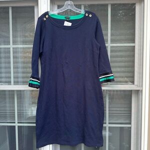 Talbots Woman's nautical  Shift Dress Size Medium New w/ tags